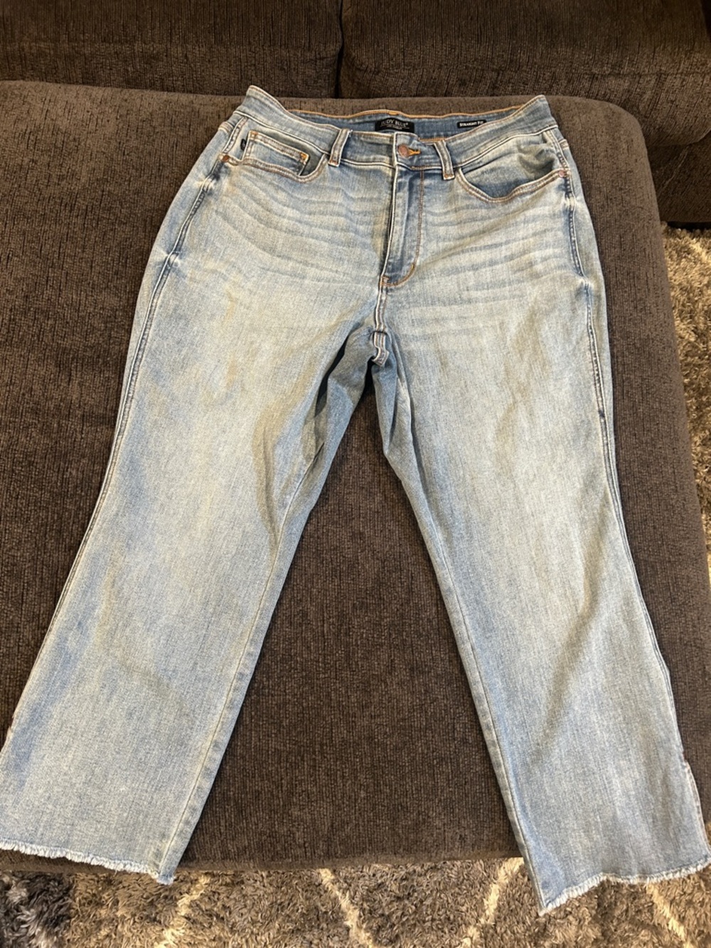 Judy Blue Light Blue Straight Fit Jeans